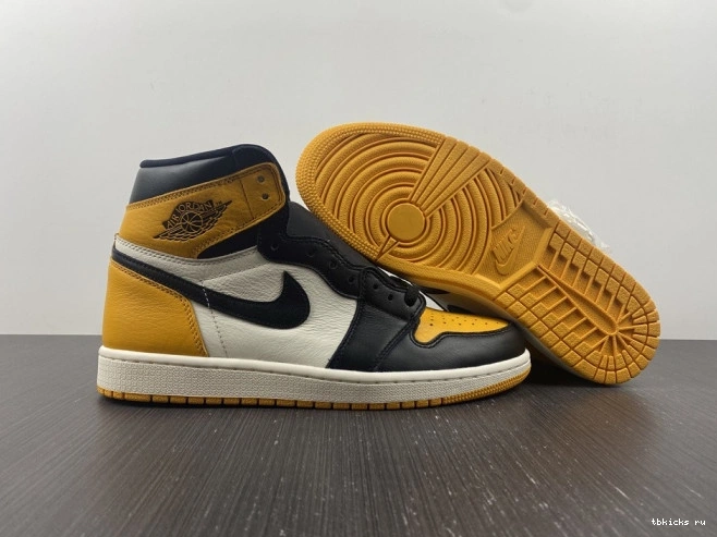 Cheap TB Air High Jordan Toe 555088-711 OG 1 Yellow 0810